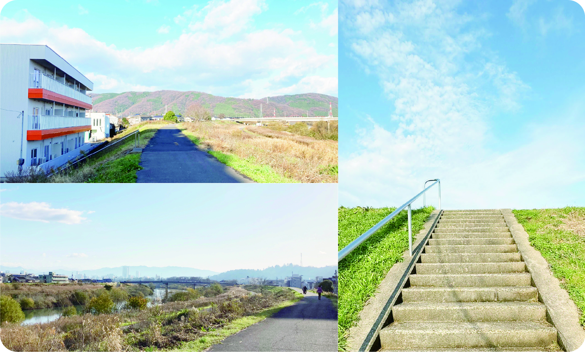 堤防沿いのコミュニティー拠点を目指して